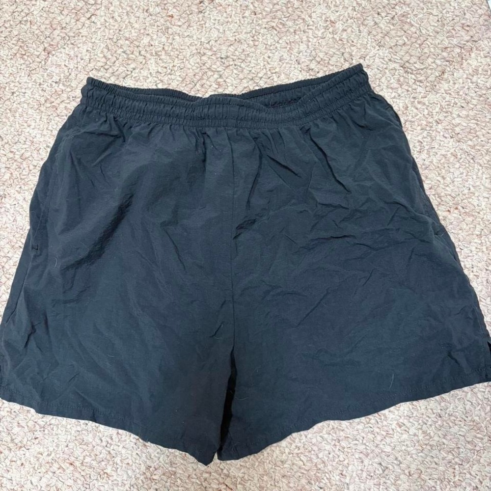 Vintage men's running shorts black